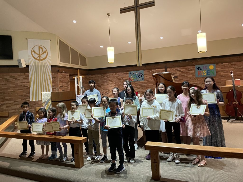 participants from 2024 competition with their certificates